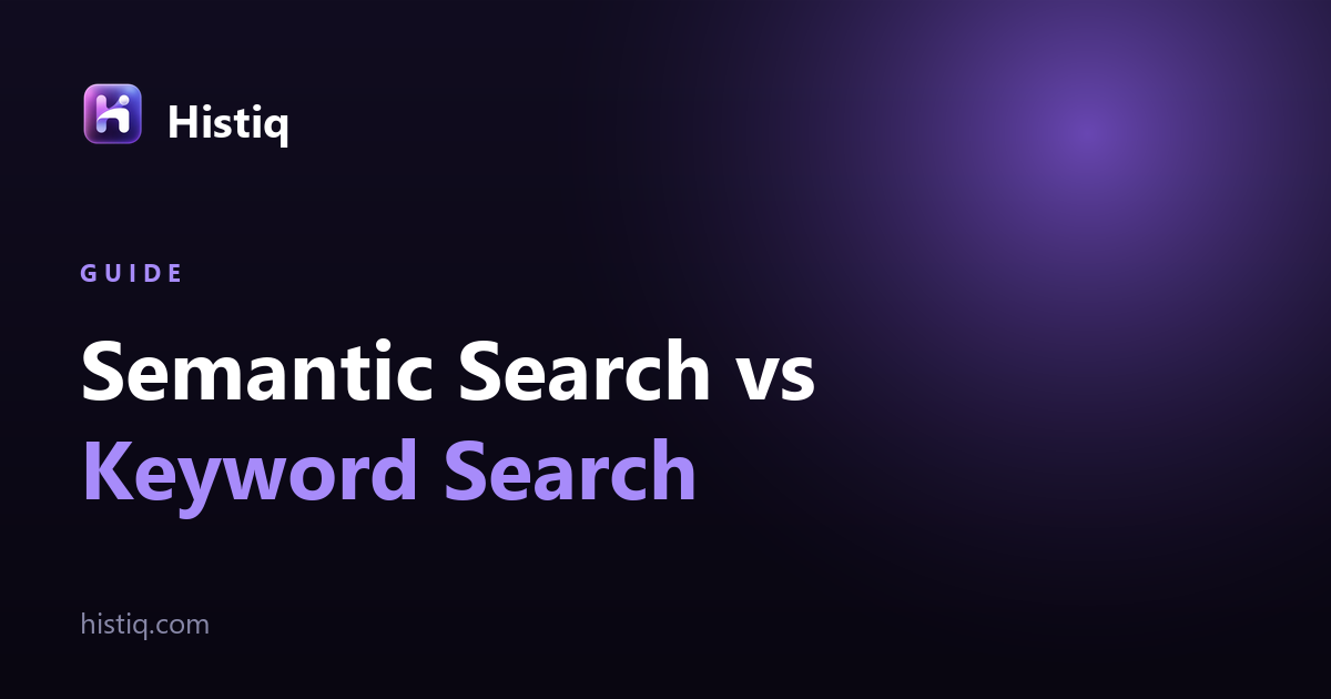 Semantic search vs keyword search