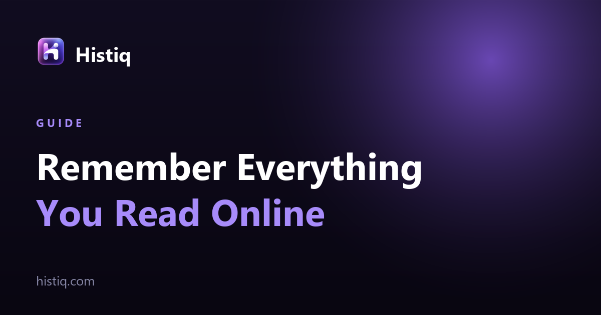 remember what you read online